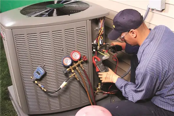 AC unit installation